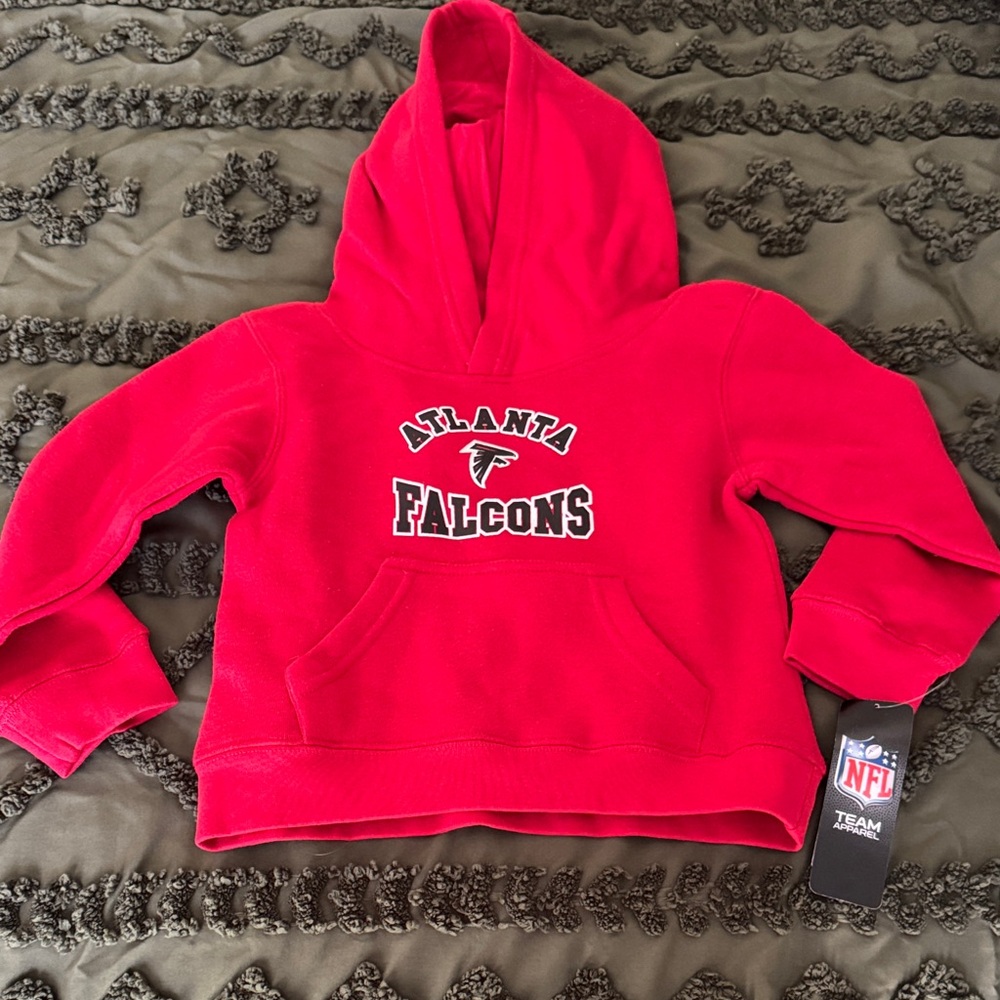 NFL Atlanta Falcons Red Pullover Hoodie